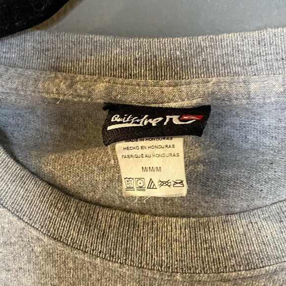 Mens Quicksilver t-shirt 90's Inspired Neon Surf Skate Graphic Y2k medium - Picture 5 of 5